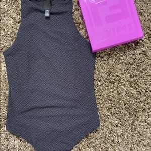 Fendi x Skims High Neck Bodysuit Large Black
